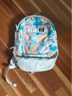 Nike SB Courthouse Pastel Camouflage Skateboarding Backpack Bag Used