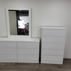 Cómoda Con Espejo Y Gavetero 