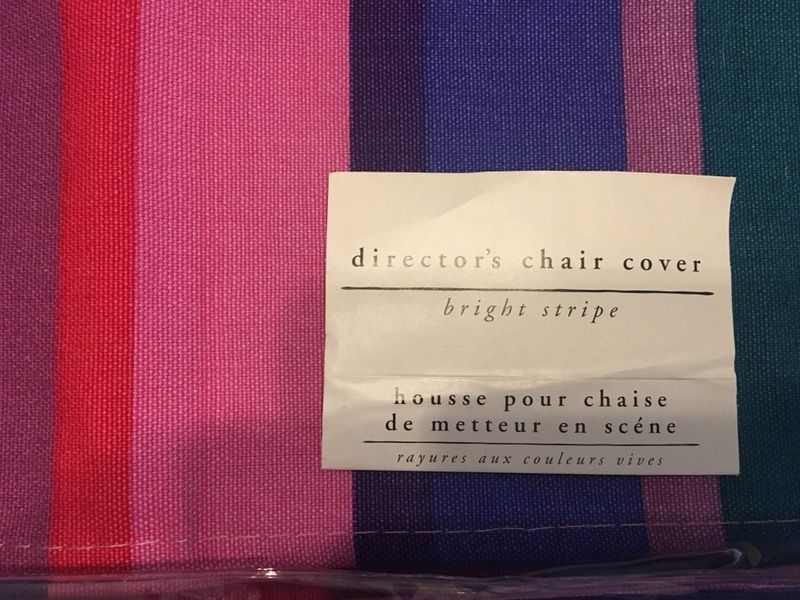 Set. /2. Director chair covers