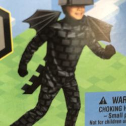 MINECRAFT ENDER DRAGON DELUXE CHILD COSTUME SMALL 4-6