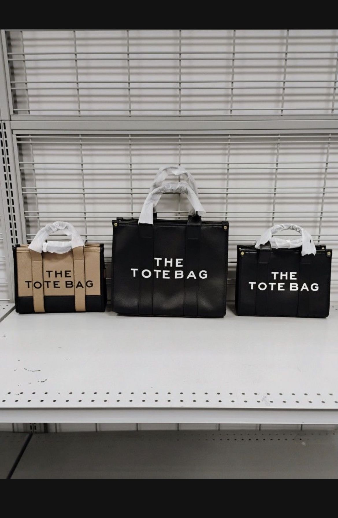 Marc Jacobs The Tote Bag The Mini Bag Small Medium Large The Wallet Canvas Leather Clear See Threw Through