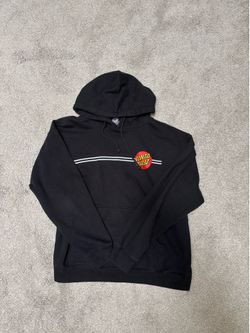 Santa Cruz black red hoodie size large