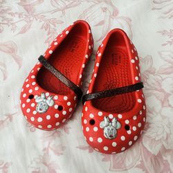 Crocs Disney Minnie red Maryjane shoes