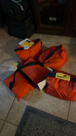Saddle sandbags 15 pounds each 4 of them