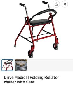 Drive Folding Rollator Walker With Seat