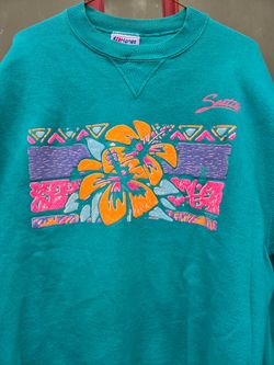 VINTAGE Seattle tropical sweatshirt