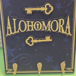 Alohomora Key Hook Wall Hanging 8" W x 10" H MDF