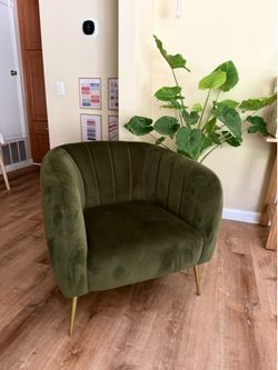 Velvet Accent Chair