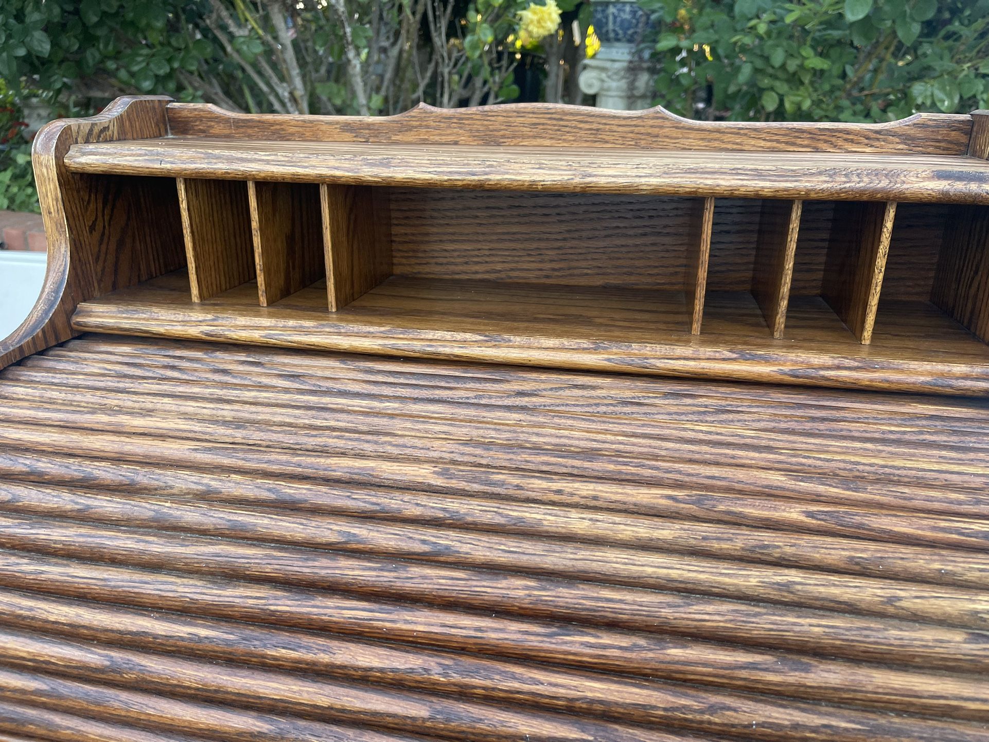 Antique Small Roller Desk Perfect For Entrance