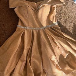 gold sparkly dress size XL 