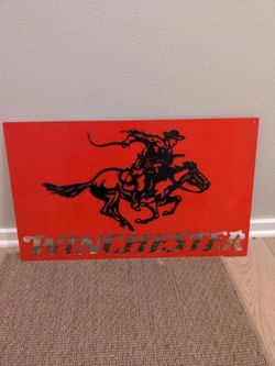 Custom Winchester Placard
