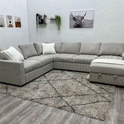 White Sectional Couch - Free Delivery 