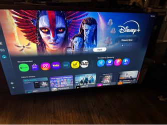 Samsung 65 inch Smart tv only months old feet remote asking 300 need gone