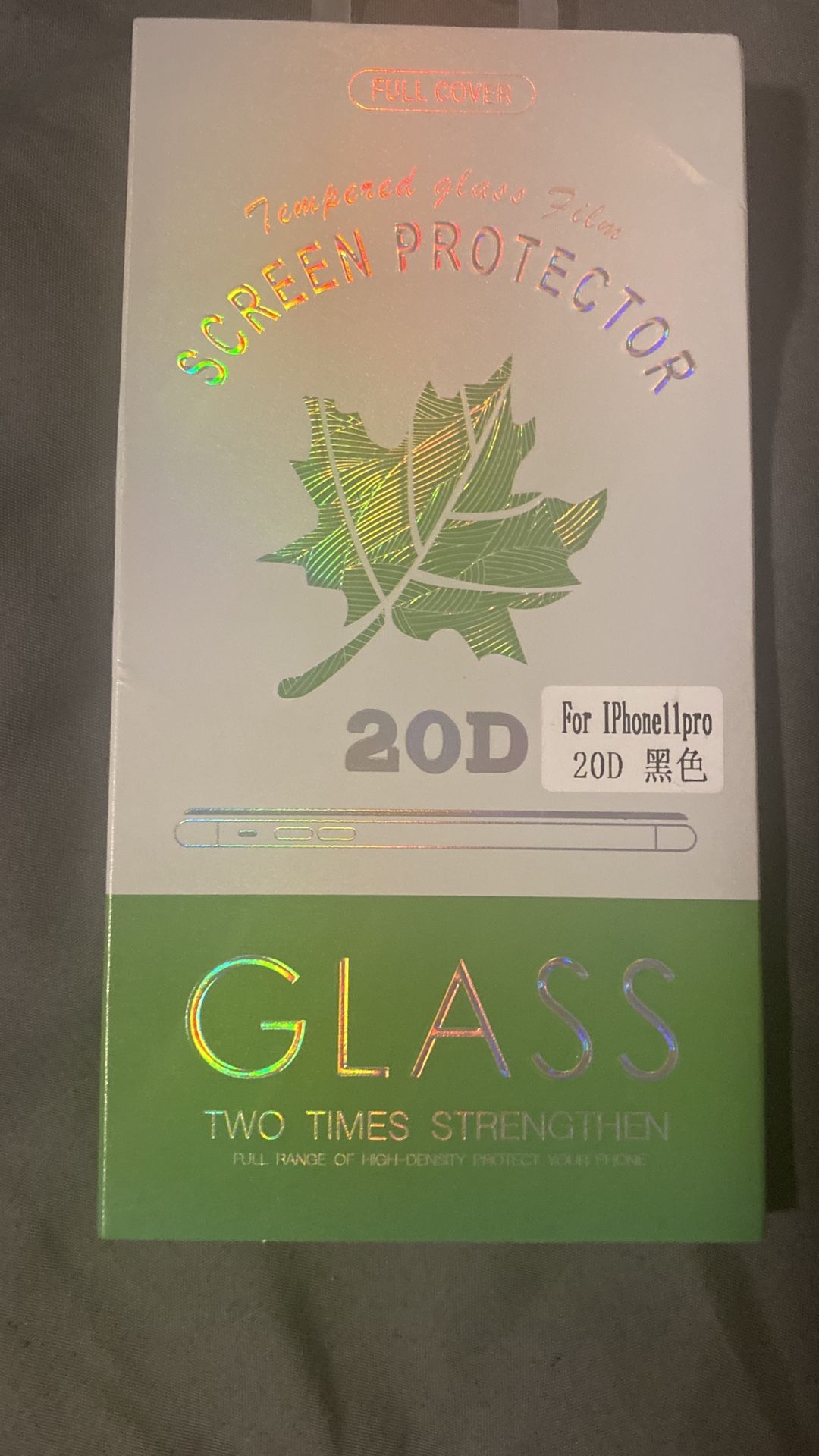 iPhone 11 Pro tempered glass screen protector