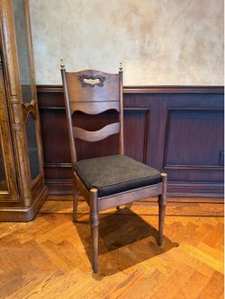 Vintage 100% wood dining chair