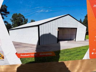 NEW 25’ x 40’ Metal Garage Building Kit – 1,000 Sq Ft Steel Workshop