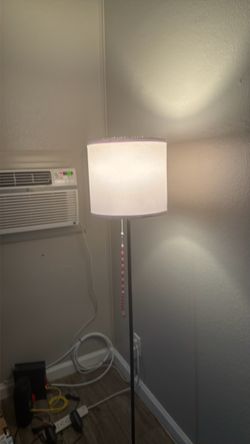 Floor Lamp with Drum Shade