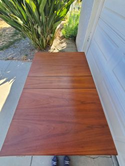 MCM Drop leaf Teak Table