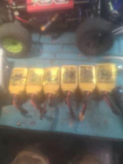 Six CHNL 6s FPV battery packs