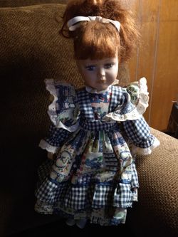 Ceramic Hand Made Doll 