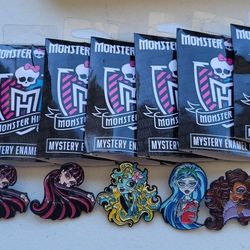 Monster High First Edition Hot Topic Pins