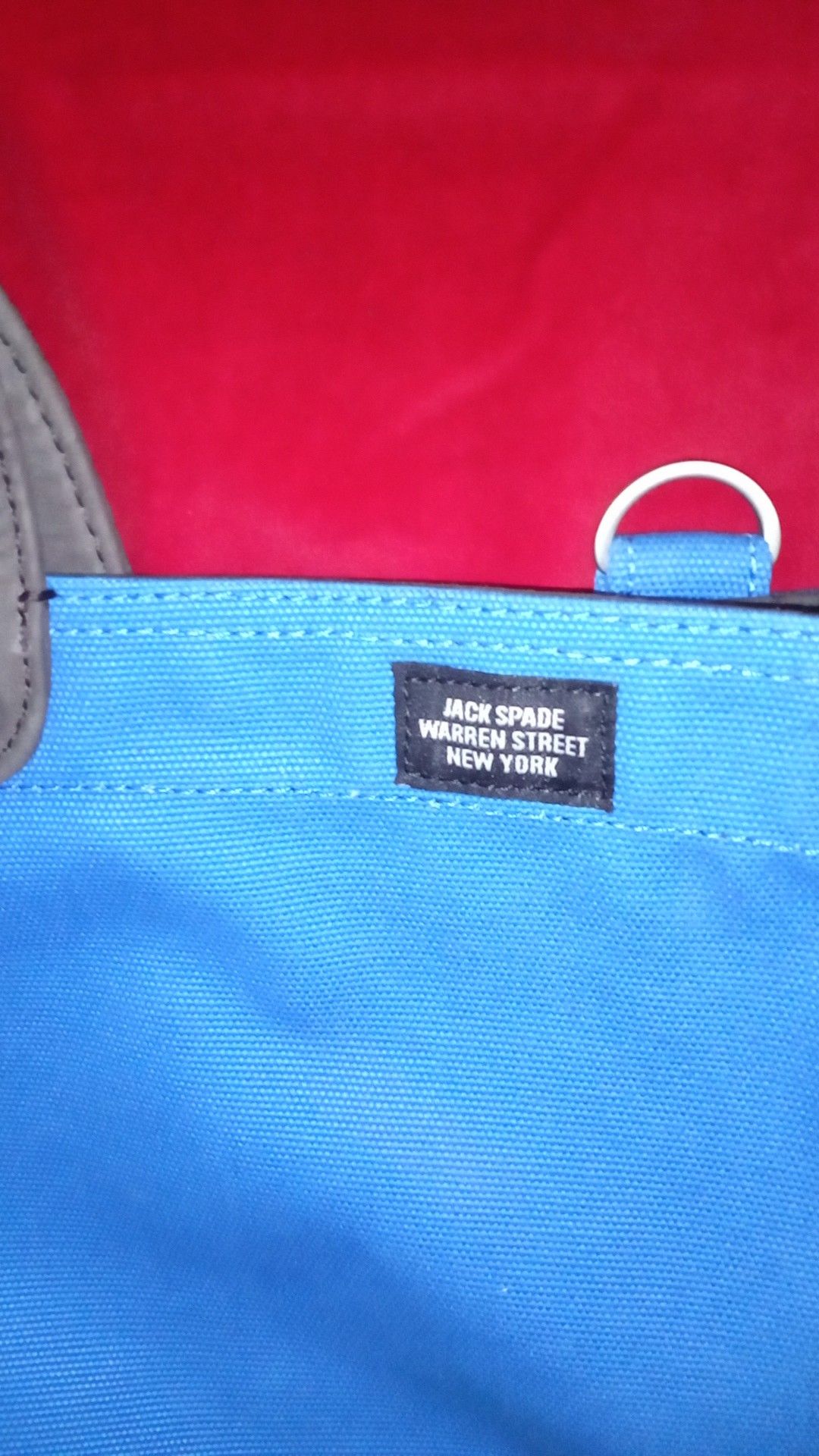 Jack Spade Tote blue green