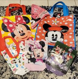 Disney Minnie Mouse Tote Bags Bundle