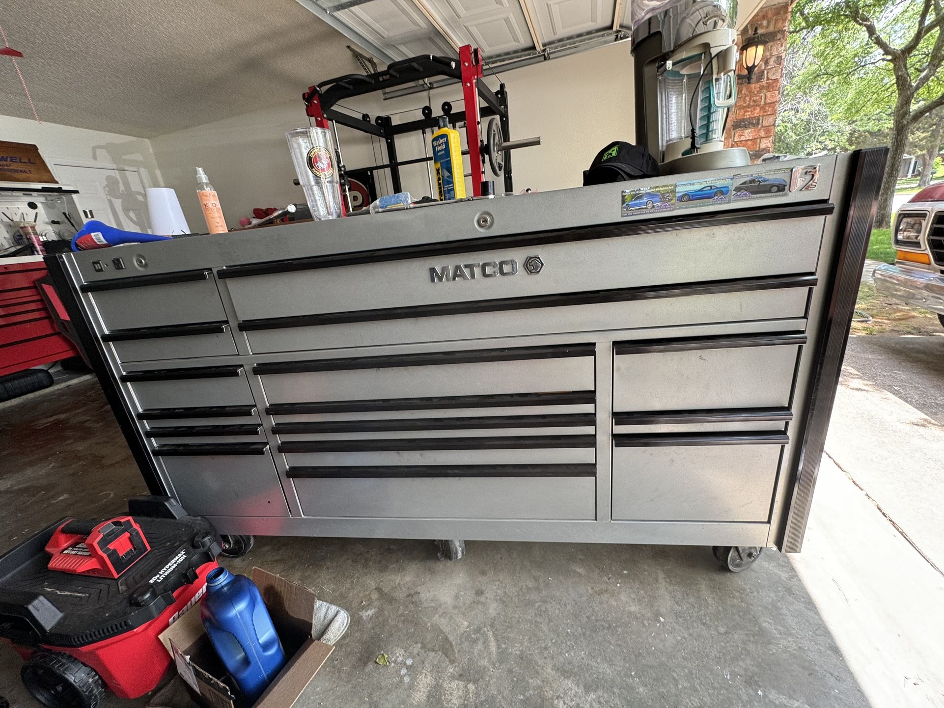 Matco 5s 3BAY 25"ROLLAWAY W/POWER