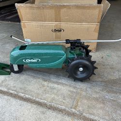 Set of 2  Orbit  Heavy-Duty Traveling Sprinkler