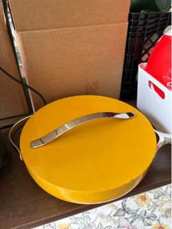 Caraway Nonstick Ceramic Frying Pan - 12” - Non Toxic, PTFE & PFOA Free - Oven Safe to 550°F - Compatible with Gas, Electric, Induction Stovetops, Mar