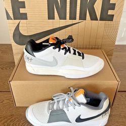 Nike Ja 1 Light Smoke Wet Cement Morant Basketball Shoe SIZE 9.5 Mens