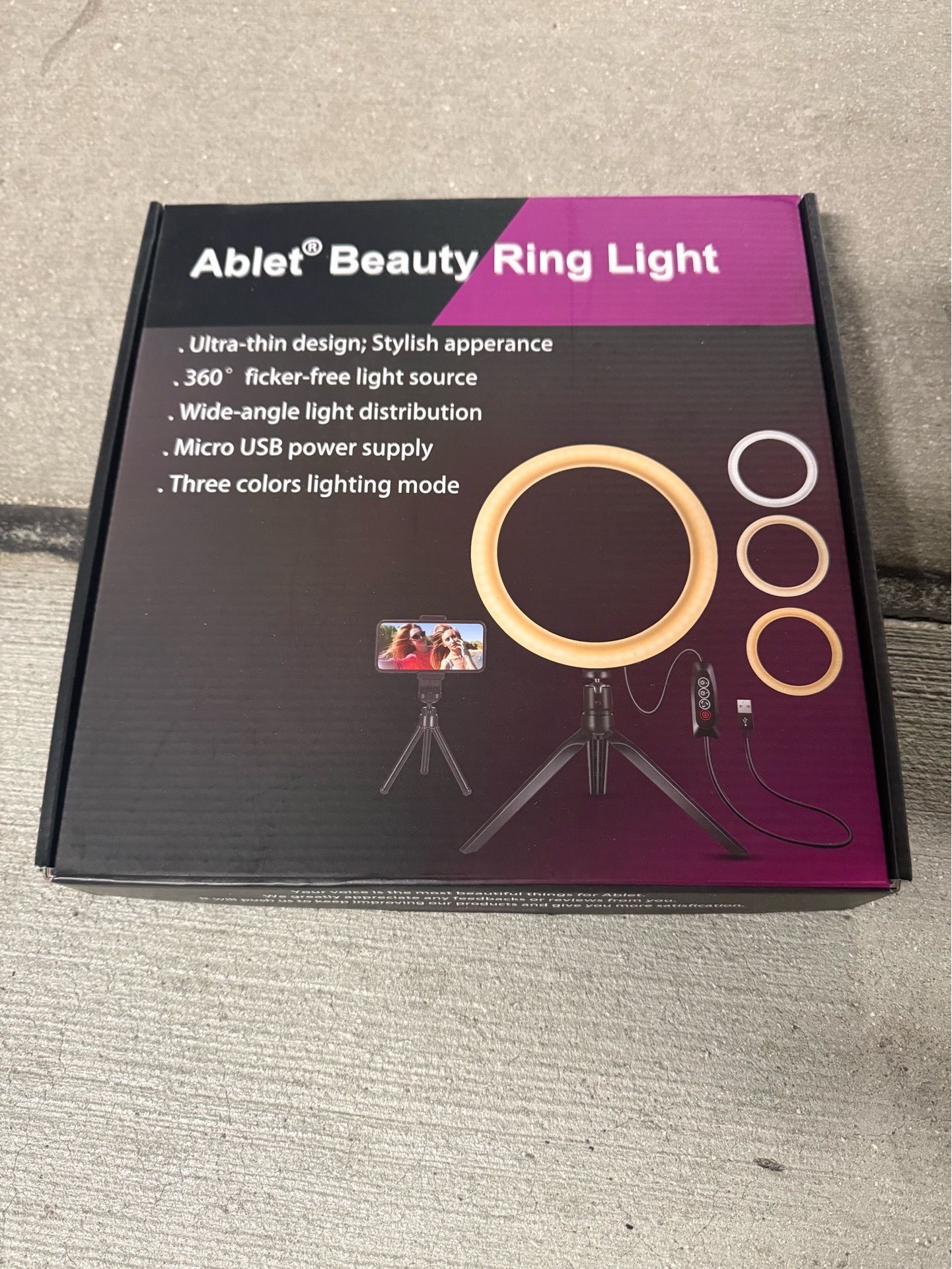 Beauty ring light