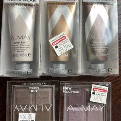 5 Assorted Color Almay Eye Shadows