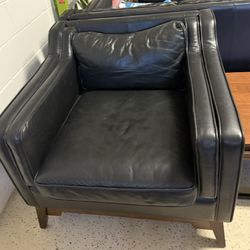Leather Couch Set with table 