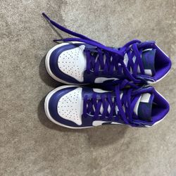 Nike Dunk High GS Electro Purple 