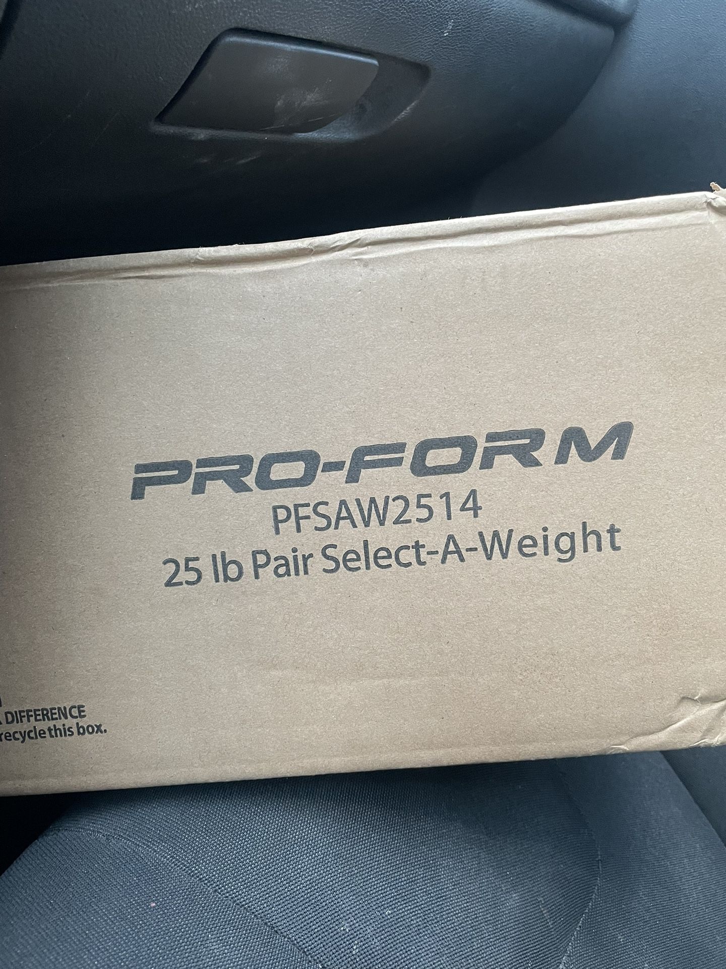 Pro-form 25lbs Weights