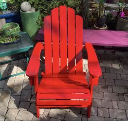 Folding Wood Adirondack