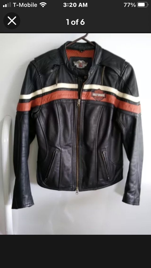 Harley Davidson Miss Enthusiast Leather Jacket