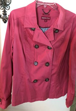Jacket, coral color, size L