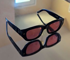 Pared X Tahnee / Tomorrow / Black & Red Lens Sunglasses