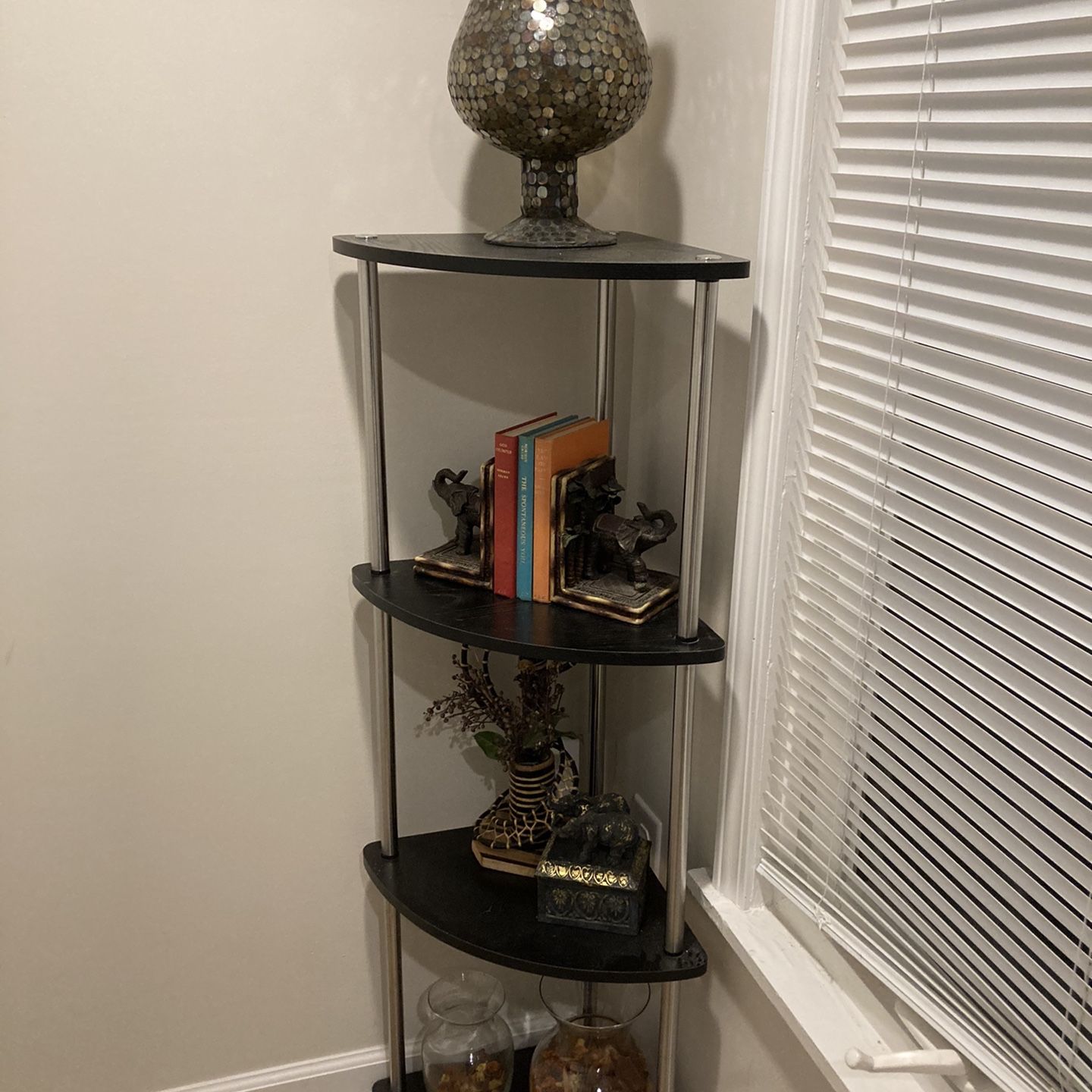 Corner Shelf Fully Decorated