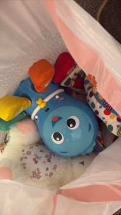 Bag of baby toys
