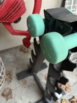 Dumbbells And Stand 