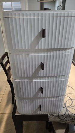 4 Drawer Storage White