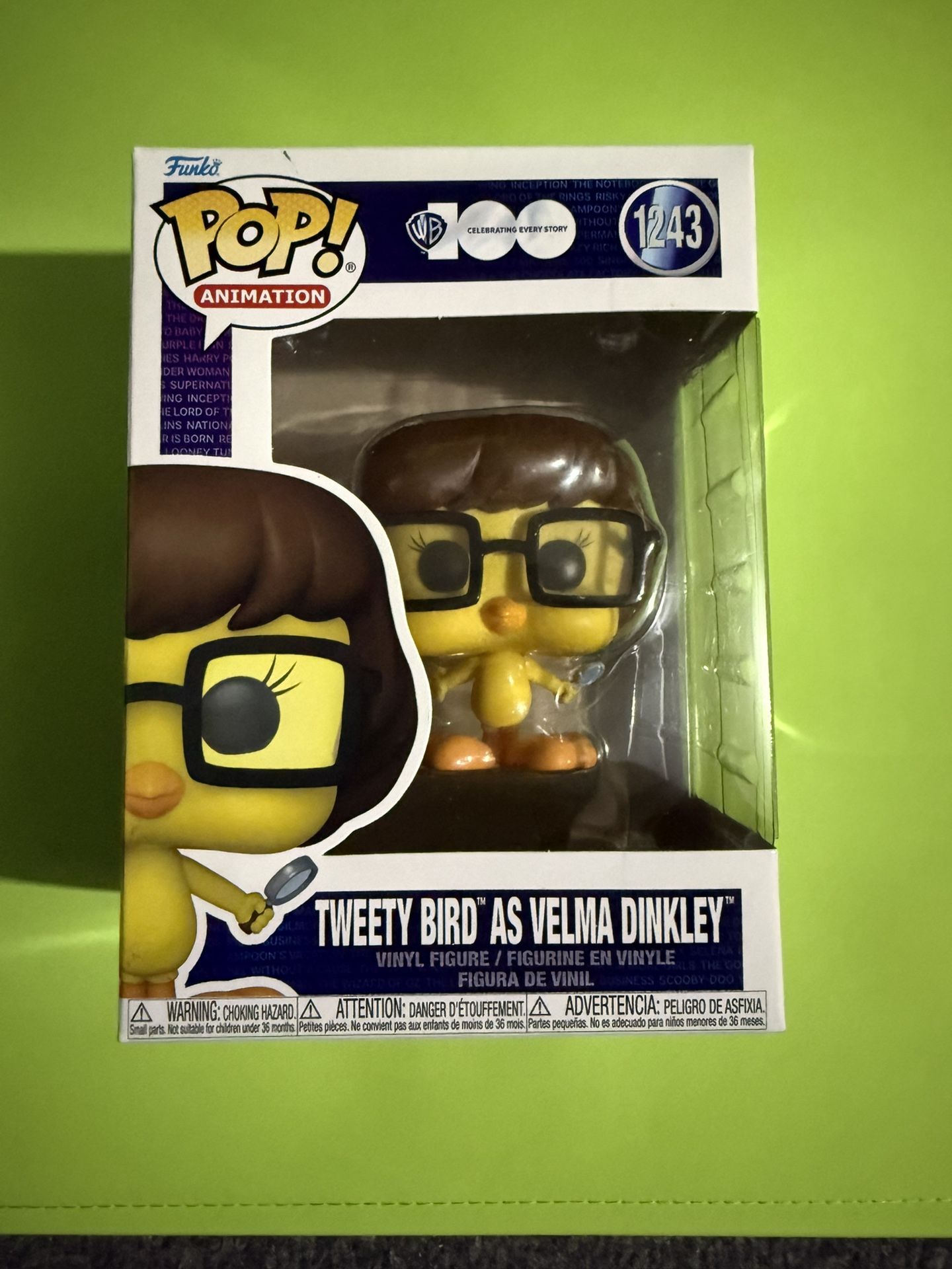 Tweety Bird as Velma Dinkley Funko Pop Animation Series 1243 NIB great - $10