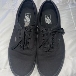All Black Vans 