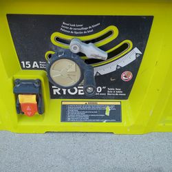 Ryobi 10 inch 15 amp table saw