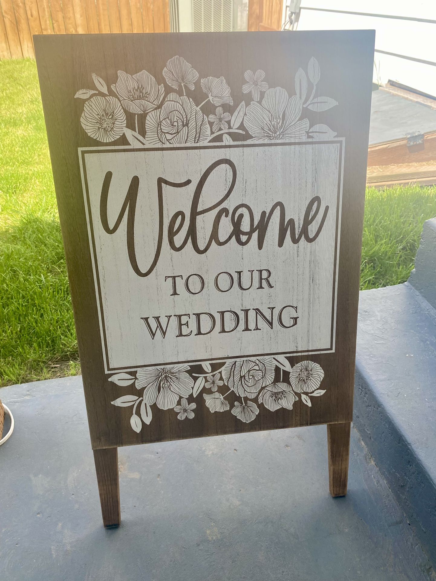 Wedding Entrance Sign