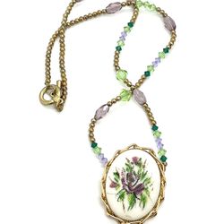Vintage Crystal Necklace 