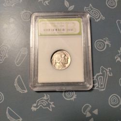 1936 D buffalo nickel 